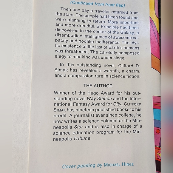 A Choice of gods by Clifford D Simak Vintage SciFi Hardcover Book - Picture 4 of 4